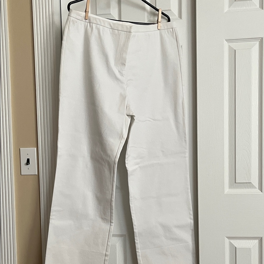 Chico's Elegant Cream Trousers